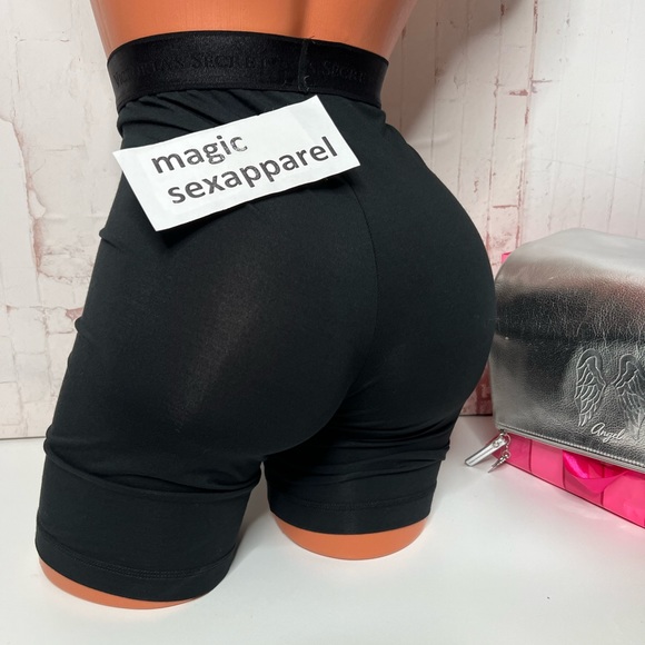 VS S XXL LOGO BAND MODAL BIKER SHORTS SLEEP SHORTS PJ PAJAMAS SLEEP - Picture 2 of 2